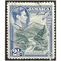 Jamaica 1938 SG125 2 1/2d Greenish-Blue & Ultra...