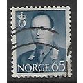 NORWAY 1958 KING OLAV V 65 ORE BLUE SG481 FINE ...
