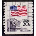 USA 1981 Flag 20c Used Stamp