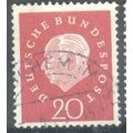 Germany 1959 - SGB180 - 20pf red - President He...
