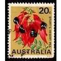 Australia 1968 Flower Sturt's Desert Pea 20c Us...