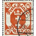 DANZIG, City coat of arms , orange 1931, 10m