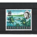 Seychelles.SG216 45c on 35c Anse Royale Bay.Mou...