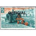TANGANYIKA, Tractor, Official, blue green 1961,...