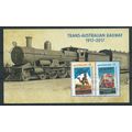 AUS 2017 'TRANS AUSTRALIA RAILWAYS' M/S FINE US...
