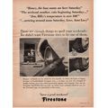 Firestone Tires vintage full page Print Ad Augu...