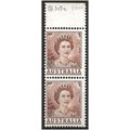 Australia 1962 SG309a 2d Brown Coil Pair Unmoun...