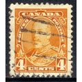 Canada 1935 KGV 4ct Yellow Used SG 344 ( T737 )