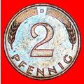 OAK (1950-2001): GERMANY ★ 2 PFENNIG 1991D! JUS...