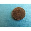 1866 QUEEN VICTORIA FARTHING FREE POST. (uebid)