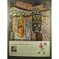 1960 Johnnie Walker Black Label Scotch Ad - Symbols of Success, Fletcher Martin