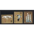 China Birds Great White Cranes 3v 1986 MNH SG#3...