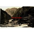 Aberglaslyn Pass, 2 Men at Wall, Wales, 4018 RP...