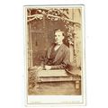 Victorian cdv photo young man in window frame B...