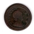 Great Britain. George I. Farthing 1719. dy17814