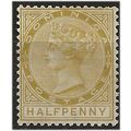 Dominica 1879 SG4 1/2d Olive-Yellow Wmk Crown C...