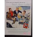 7UP 1958 teens Seven Up bottles drive-in vintag...