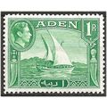 Aden 1939 SG24 1 Rupee Emerald Green Mounted Mi...
