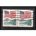 Used 2280 25c U.S. Flag Very Fine CNP Left 9 PA...