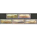 GUERNSEY SG355-359 1985 NAFTEL PAINTINGS 5v ~ U...
