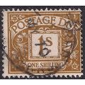 GB 1968 QE2 1/-d Ochre Postage Due Used SG D74 ...