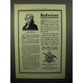 1908 Budweiser Beer Ad - Thomas Jefferson