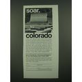 1970 Colorado Tourism Ad - Soar - U.S. Air Forc...