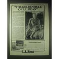 1989 L.L. Bean Ad - The Golden Rule of L.L. Bean