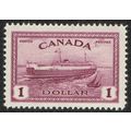 Canada 1946 Peace Reconversion $1 Purple SG406 MM