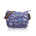 Dog Print Multi-Purpose Cross Body Bag Purple