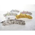 Silver or gold metal filigree flower butterfly ...