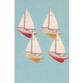 Childrens Toy Model Sailing Boats Yachts Ladybi...
