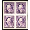 483, Mint Superb LH Center Line Blocks of Four ...