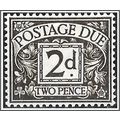EDVIII 1936 D21 2d Agate Postage Due Mounted Mint