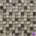 Glass and Art Marble Mosaic Ivory
