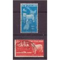 new zealand stamps used sg758 n.z. lamb set