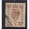 GB 1938 KGV1 5d Brown used stamp SG 469.(E456 )
