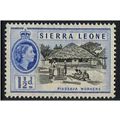 Sierra Leone 1956 1½d Black & Ultramarine Mount...