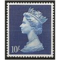 1969 SG789 10/- Ultramarine Machin Hgh Value Un...