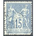 France 1876 - SG279 - 15c blue - Peace & Commer...
