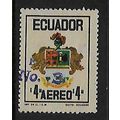 ECUADOR 1972 CIVIL AND ARMED FORCES DAY 4s ARMS...