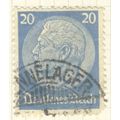 Germany 1934 - 20pf light blue - President Von ...