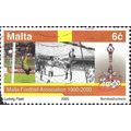 MALTA, Malta Football Association, orange 2000, 6c