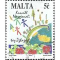 MALTA, National Youth Council, drawing, white 1...