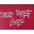 6 x Tattered Lace Die Cuts Christmas Sentiments