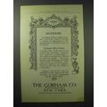 1914 Gorham Silver Ad - Silverware