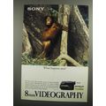 1991 Sony Handycam Traveller Video Camcorder Ad