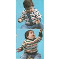 Knit Child's Pattern Fair Isle Knits