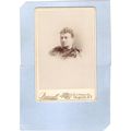 New York Albany Large Cabinet Card w/Photograph...