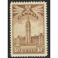 Canada 1942 War Effort 10c Brown SG383 MM